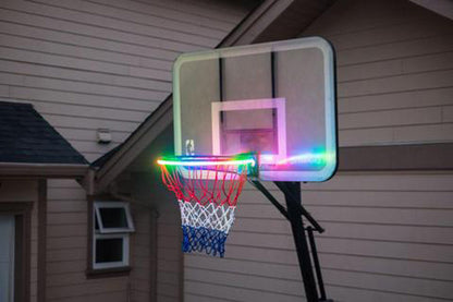 LED Basketballkorb-Licht – Induktions-Farbwechsel, Outdoor, batteriebetrieben