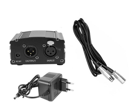 BM-800 Kondensatormikrofon-Set – Professionelles Studio-Mikrofon mit Soundkarte & Stativ für PC, Karaoke & Sprachaufnahmen