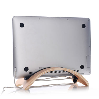 Holz-Laptopständer für MacBook – Ergonomischer Apple Notebook Stand