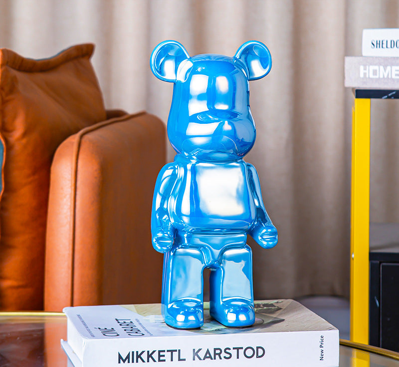 Luxuriöser Keramik-Bär – Stilvolle Deko & Spardose für Zuhause