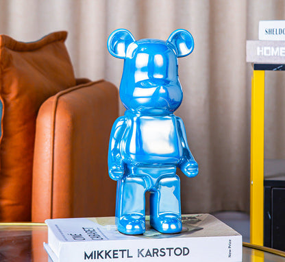 Luxuriöser Keramik-Bär – Stilvolle Deko & Spardose für Zuhause