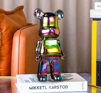 Luxuriöser Keramik-Bär – Stilvolle Deko & Spardose für Zuhause