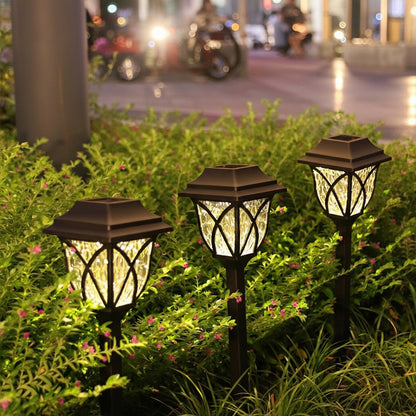 Solar Gartenleuchte – Wasserdichte LED-Lawn-Light mit Erdspieß, Blumenform, Outdoor Deko für Garten, Hof & Rasen