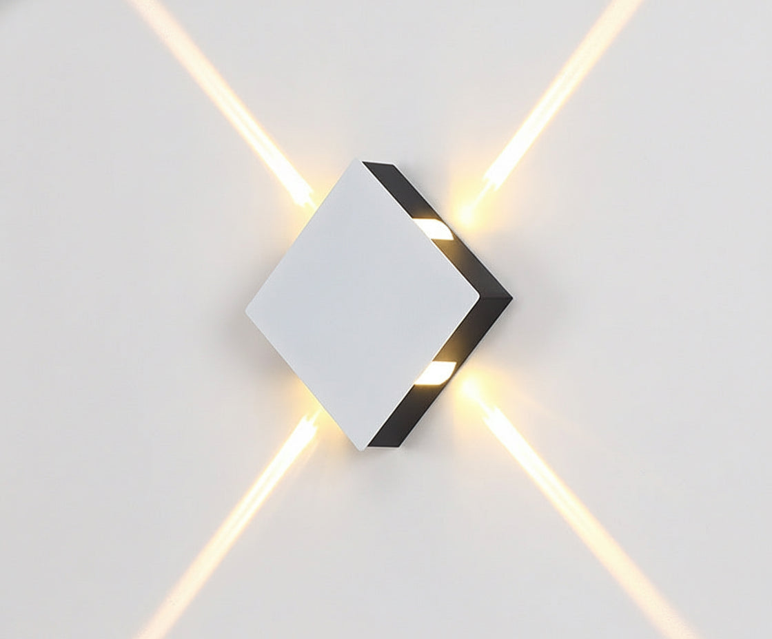 Outdoor Wandleuchte – Wasserdicht, Doppelstrahl-Spotlight für Hof, Eingang & Flur