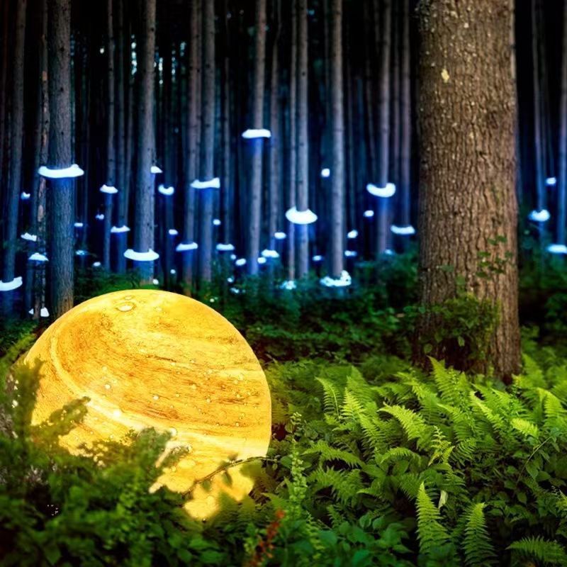 Solarbetriebene Outdoor-Kugelleuchte – Wasserdichte Garten-, Hof- & Landschaftsbeleuchtung mit Erdspieß