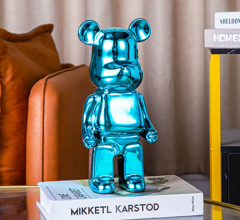 Luxuriöser Keramik-Bär – Stilvolle Deko & Spardose für Zuhause