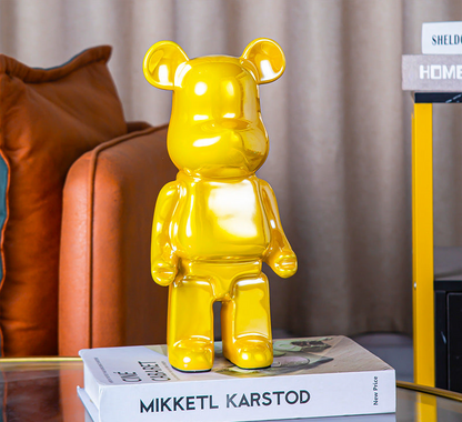 Luxuriöser Keramik-Bär – Stilvolle Deko & Spardose für Zuhause